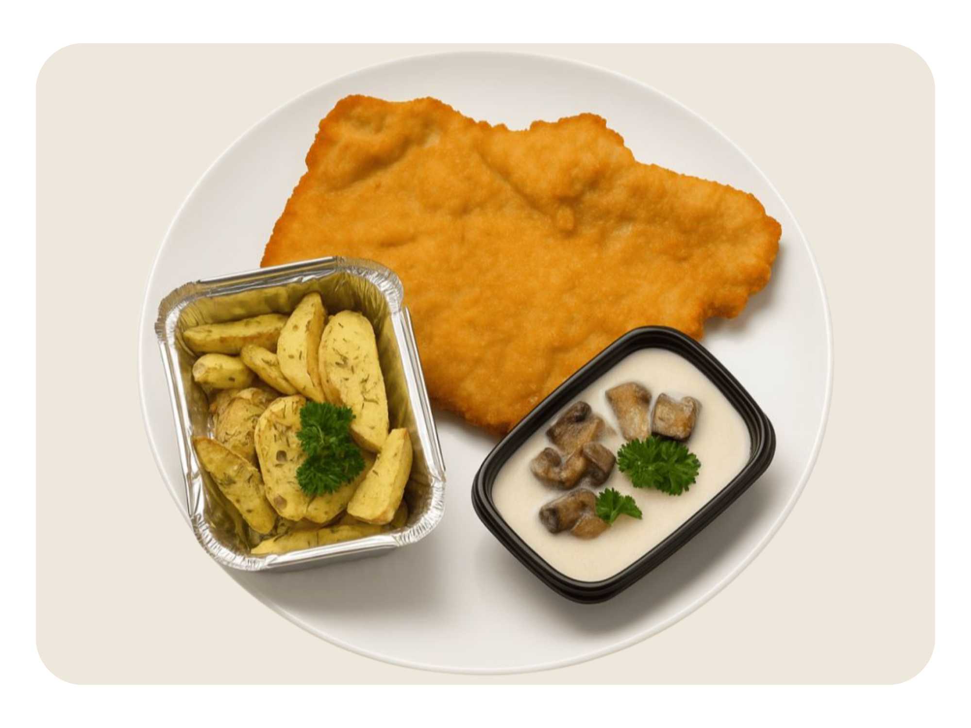 XXL Schnitzel menu