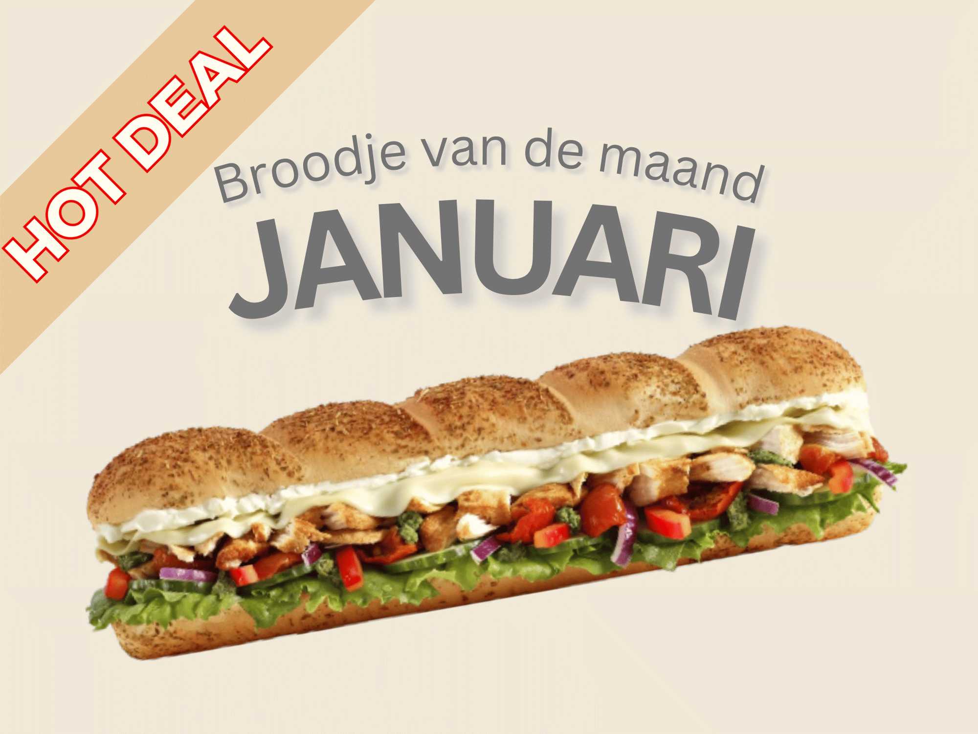 Broodje van de maand
