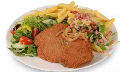 Varkensschnitzel schotel