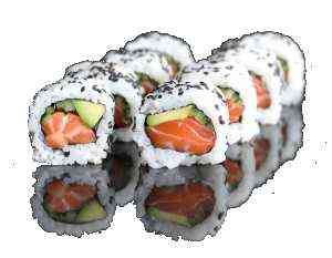 Uramaki salmon