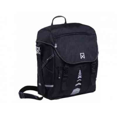 Willex zwarte fietstas 14 liter