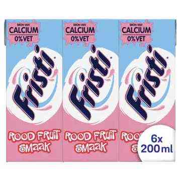 Fristi Rood Fruit 6 x 200ml