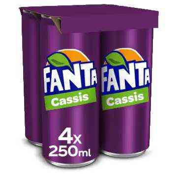 Fanta Cassis 4 x 250ml