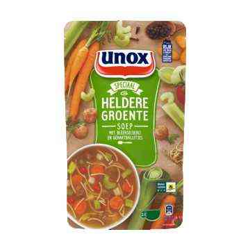 Unox Smaakfavoriet Soep in Zak Heldere Groente 570ml