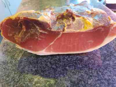 Rauwe ham per 100 gram