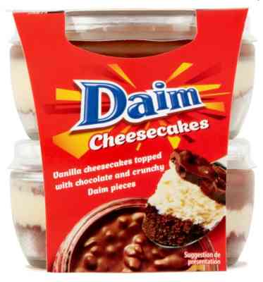 Daim Cheesecakes 2 x 85g