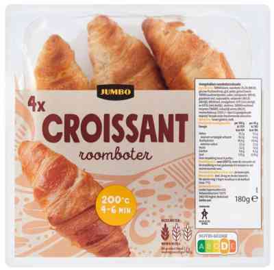 Jumbo - Roomboter Croissants - 4 Stuks