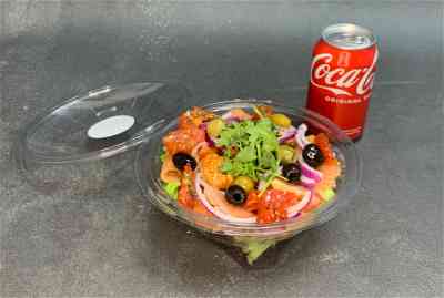 Insalate | Gamberi e salmone