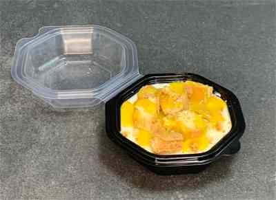 Bavarese al limone e cantuccini