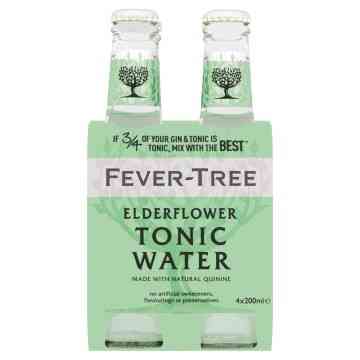 Fever Tree Elderflower Tonic 4-pack
