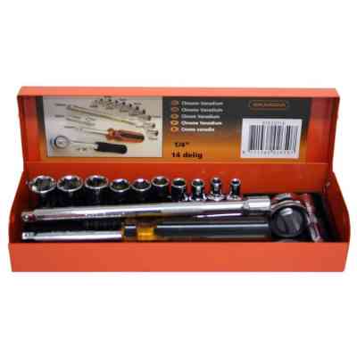 Skandia dopsleutelset 1/4'' 14-delig