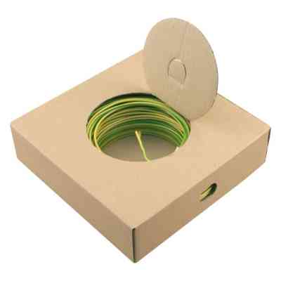 Installatiedraad vd 2,5 qm geel, groen 20m