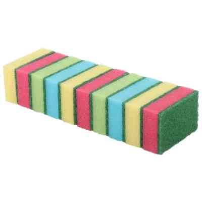 Clean Home schuurspons kunststof 29cm 10st