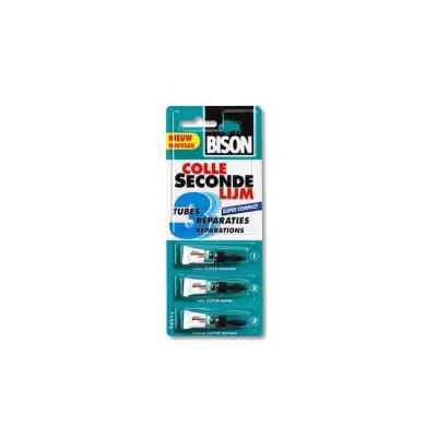 Bison secondenlijm transparant 0,8gr