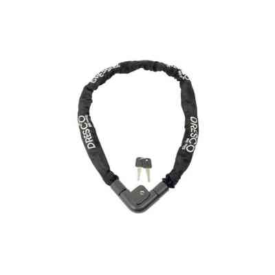 Dresco kettingslot staal zwart