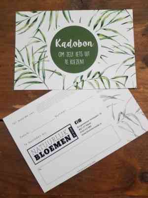 Cadeaubon, vanaf € 10,-