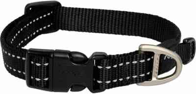 Rogz halsband zwart (34-56)