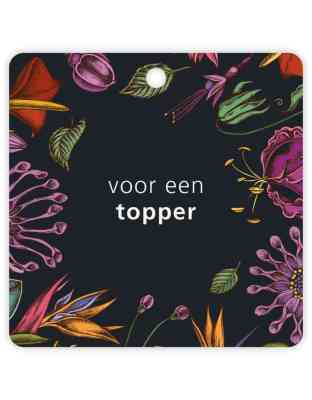 Voor een topper