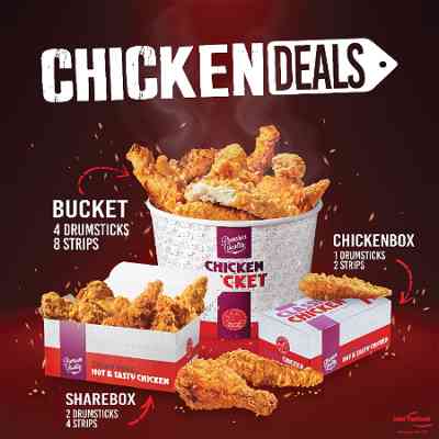 Chickenbox 3 - 3 wings/2 strips