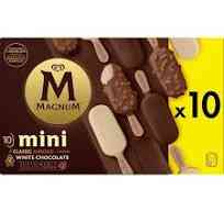 Magnum IJs Mini Classic-Almond-White10 Stuks