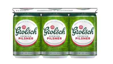 GEKOELD: Grolsch Premium Pilsner Bier Blikken 6 x 33cl