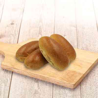 Zacht broodje - puntje bruin