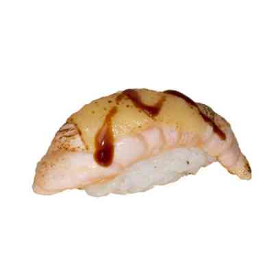 010 Flambé Sake Cheese Nigiri