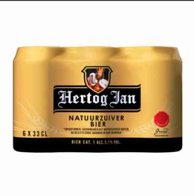 Sixpack Hertog Jan 1x6 blik á 0,33 CL