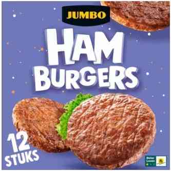 Jumbo Hamburgers 12 Stuks