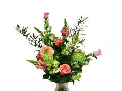 Boeket in pastelkleuren bloemen