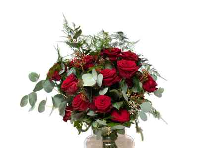 Rode rozenboeket bloemen - keuze aantal rozen