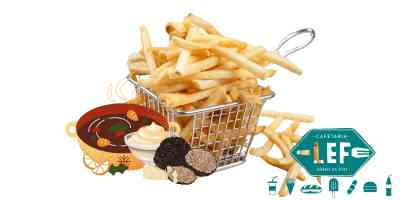 Friet stoofvlees deluxe