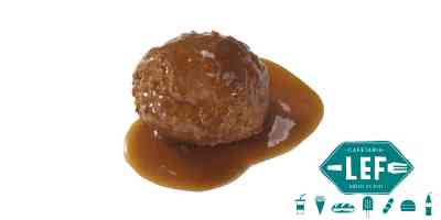 Gehaktbal - uit de jus