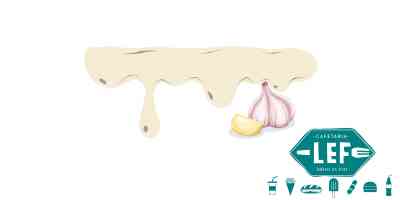 Knoflooksaus - beker