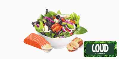 Pulled salmon - salade