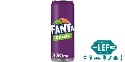 Fanta cassis - blik 0.33L