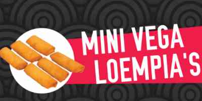 Mini vega loempia's - 6st