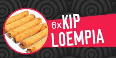 Loempia's 6st - gebakken