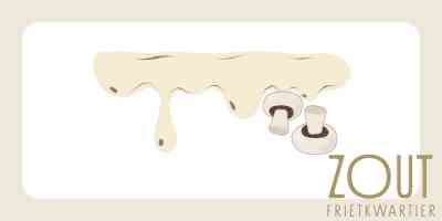 Champignonsaus - beker