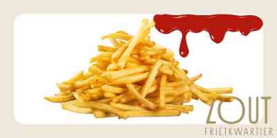 Friet - ketchup