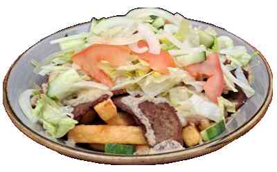 Kapsalon Döner (kip) topper