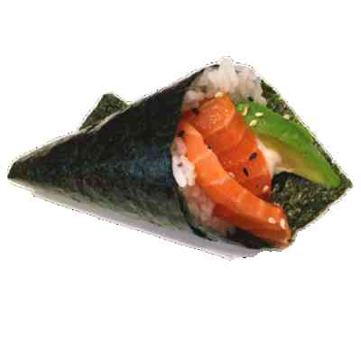 6. Spicy sake temaki