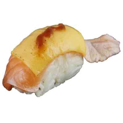 13. Sake cheese nigiri