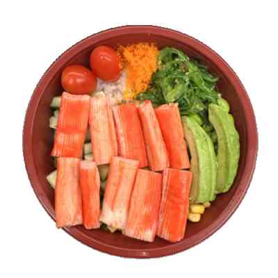 66. Poké bowl krab