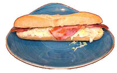 Broodje Eisalade met Bacon