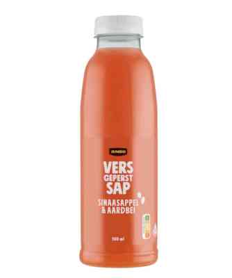 Jumbo Vers Geperst Sap Sinaasappel & Aardbei 500 ml