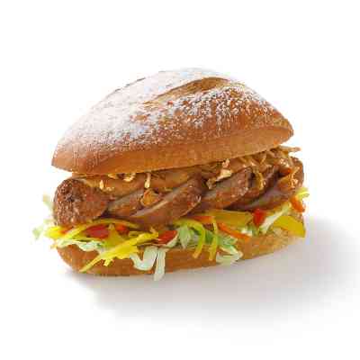 Bartje gehaktbal met satésaus