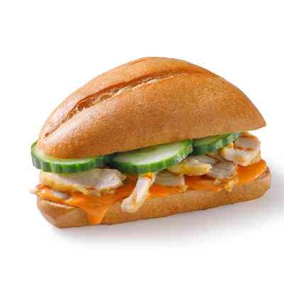 Broodje warme pittige kip