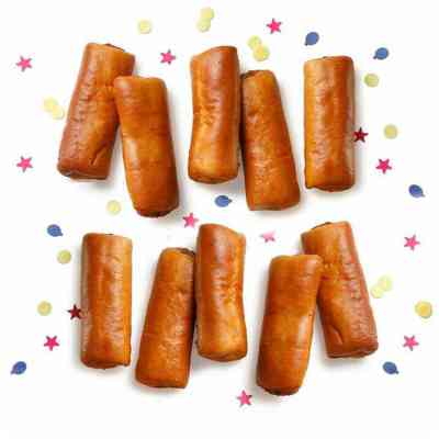 Traktatiebox worstenbroodjes