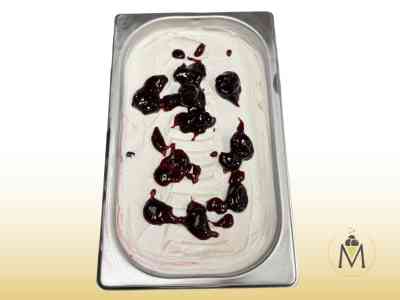 Witte chocolade bosbes | 0.5L